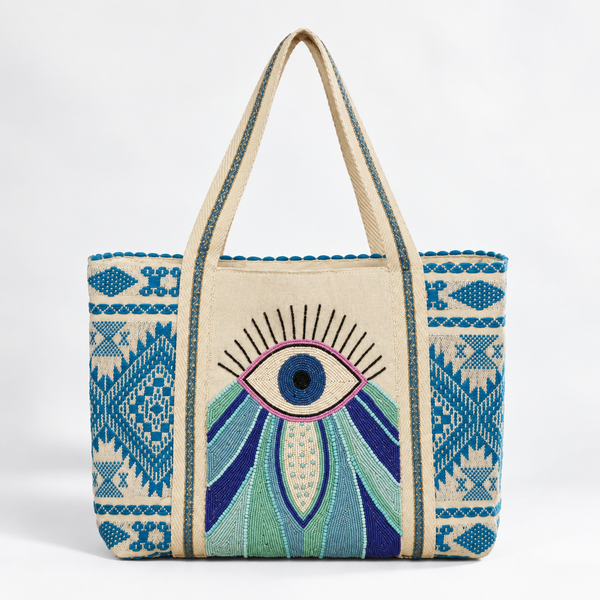 NAYANA | Geometric Eye Motif Tote